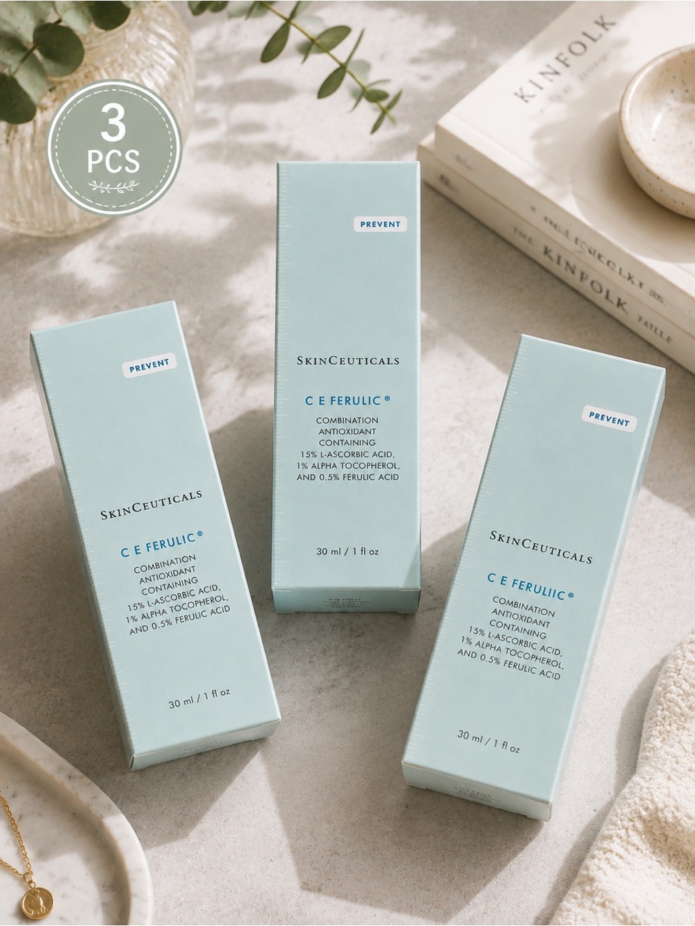 SkinCeuticals C E Ferulic Antioxidant Serum Boxes - 3 pack